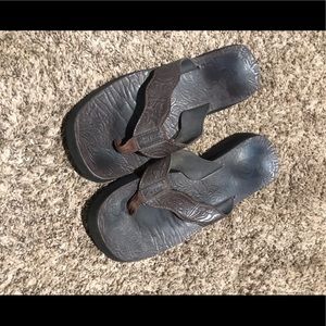 Reef Wedge flip flops